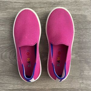 Rothy’s The Kids Sneaker in Bubblegum Pink Size 12